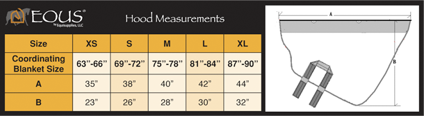 Size Chart - Hood Measurements